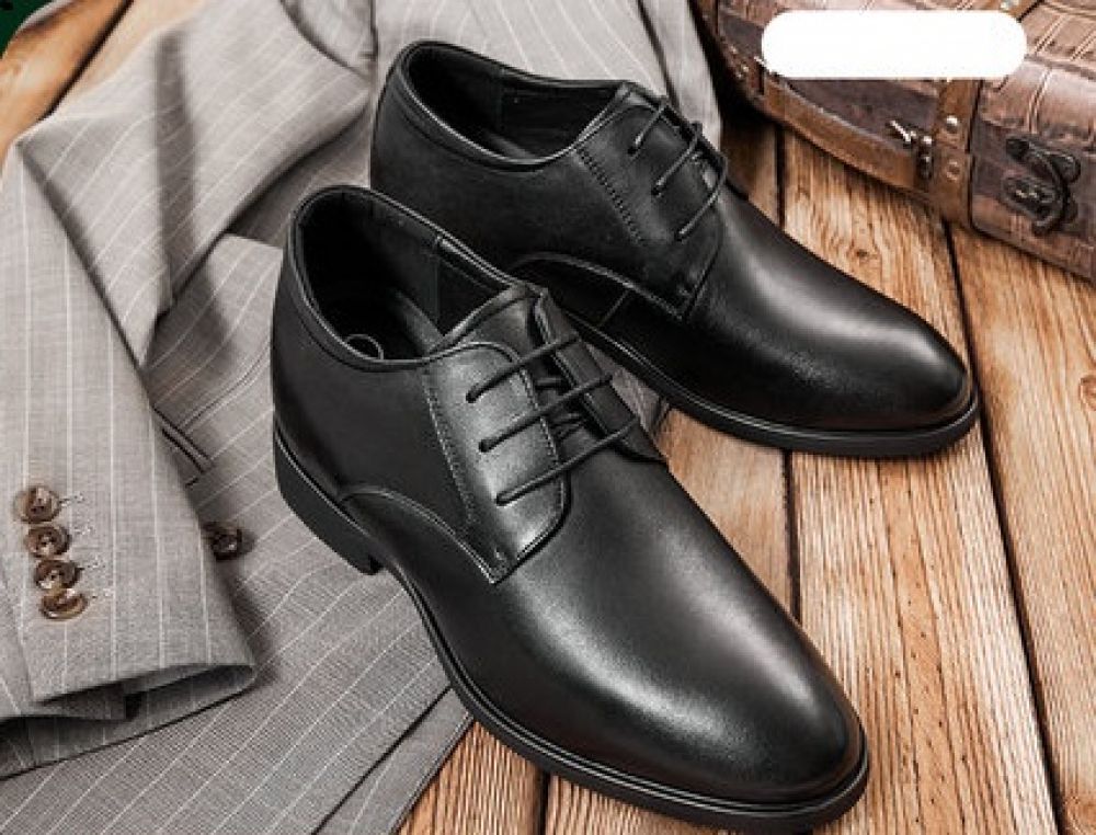 Giày tăng chiều cao nam cột dây đơn giản MAX2989