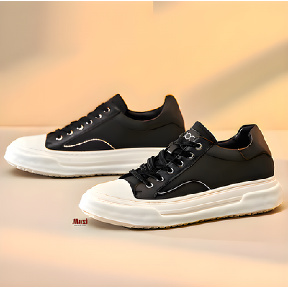 Giày thể thao tăng chiều cao da nhẹ thời trang cho nam - SP0733