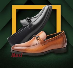 Giày nam tăng chiều cao trang trí khóa thời trang MAX9120